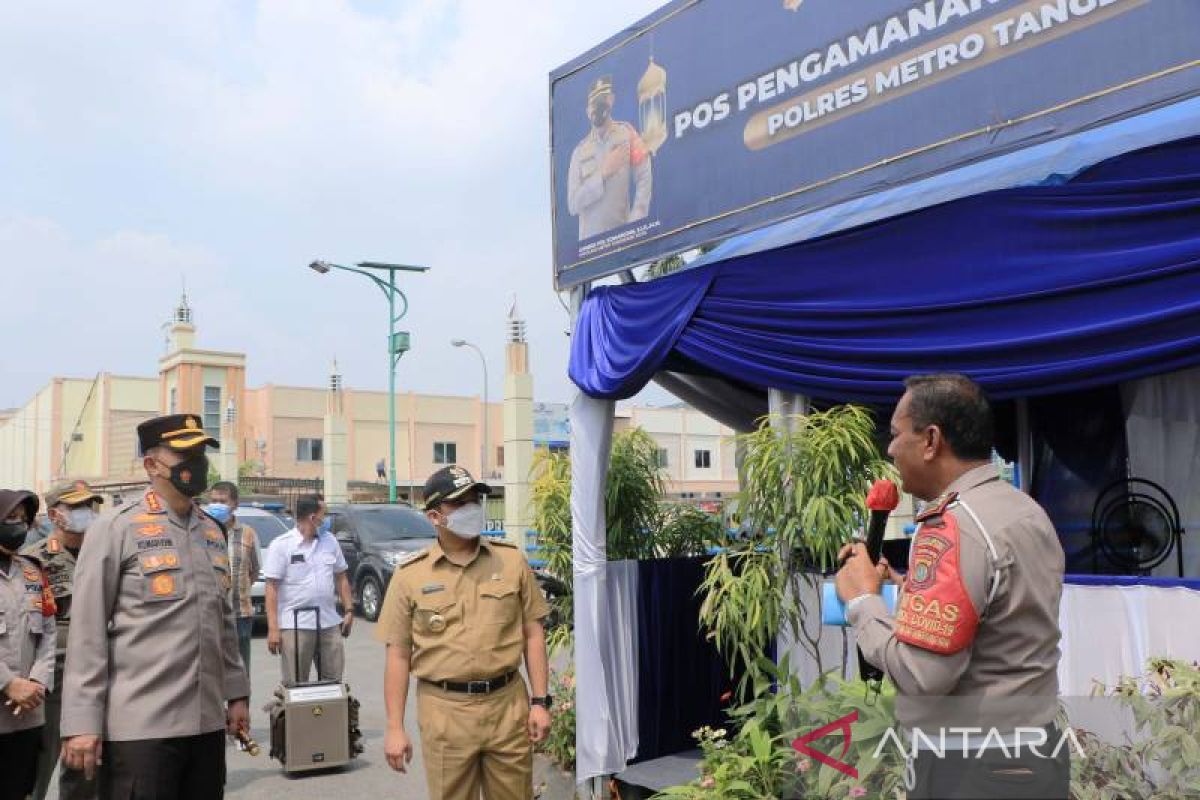 Polres Metro Tangerang siagakan lima pos pengamanan terkait mudik