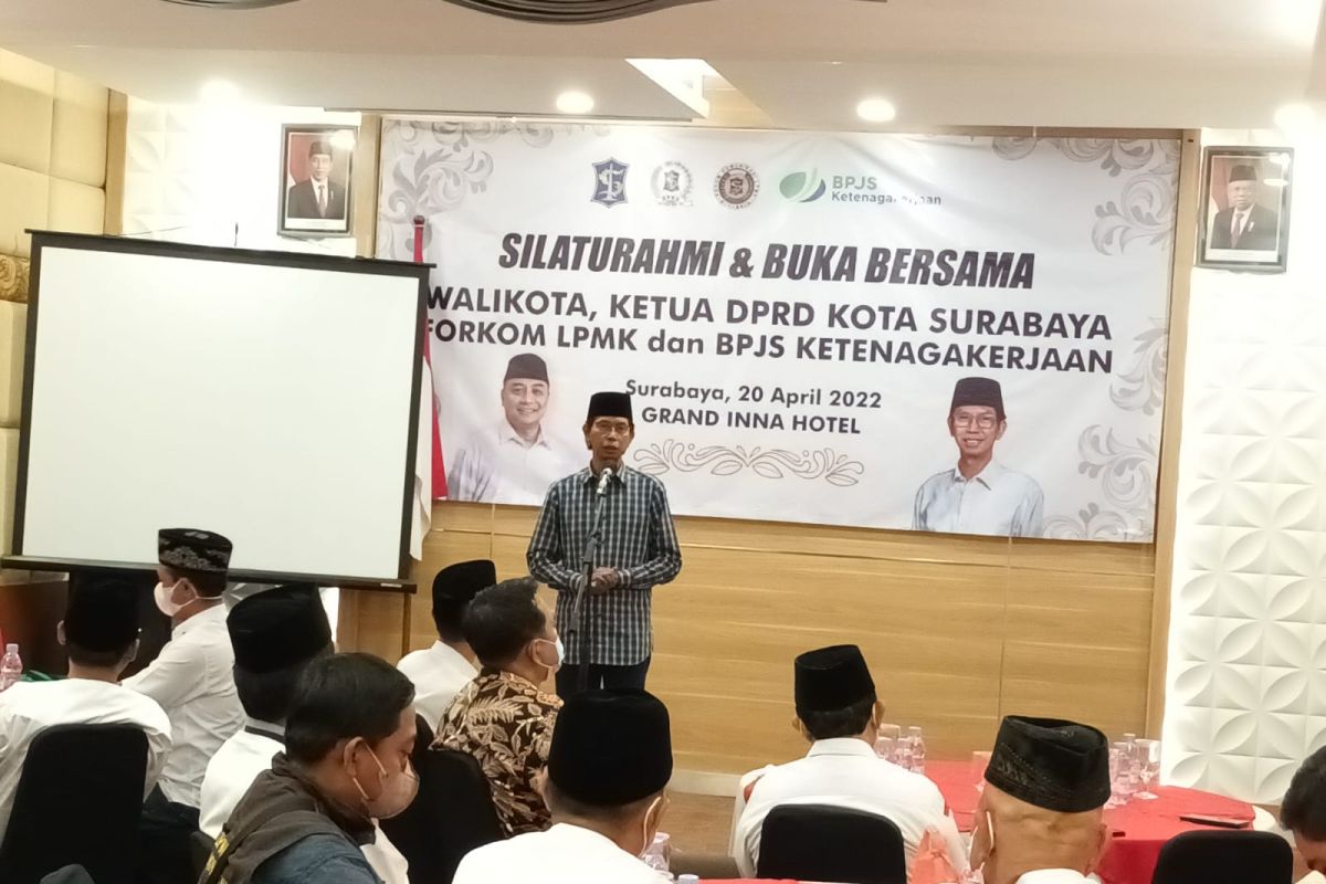 Ketua DPRD Surabaya dorong  penguatan sinergi LPMK dan pengurus RT/RW