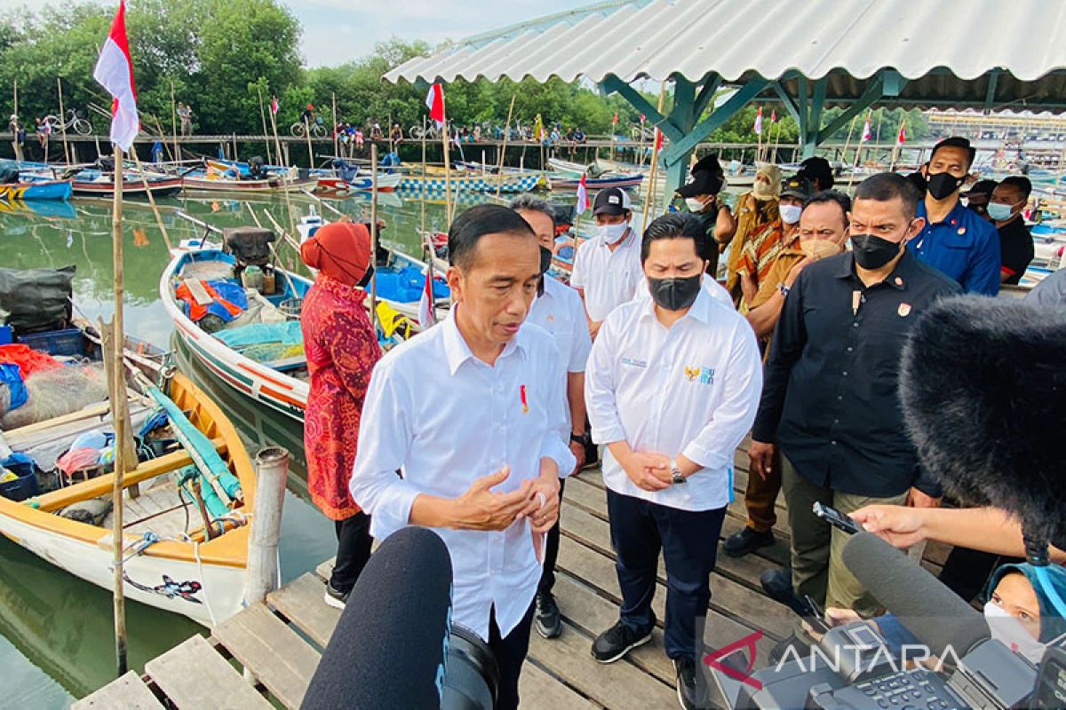 Presiden Jokowi minta jajarannya tindaklanjuti keluhan nelayan Gresik