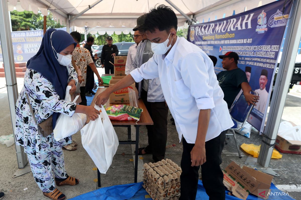 Pemerintah Aceh gelar pasar murah di 92 titik