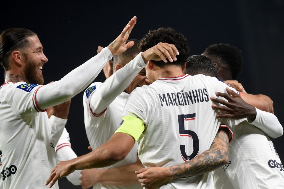 PSG di ambang rebut gelar juara Liga Prancis ke-10 setelah taklukkan Angers 3-0