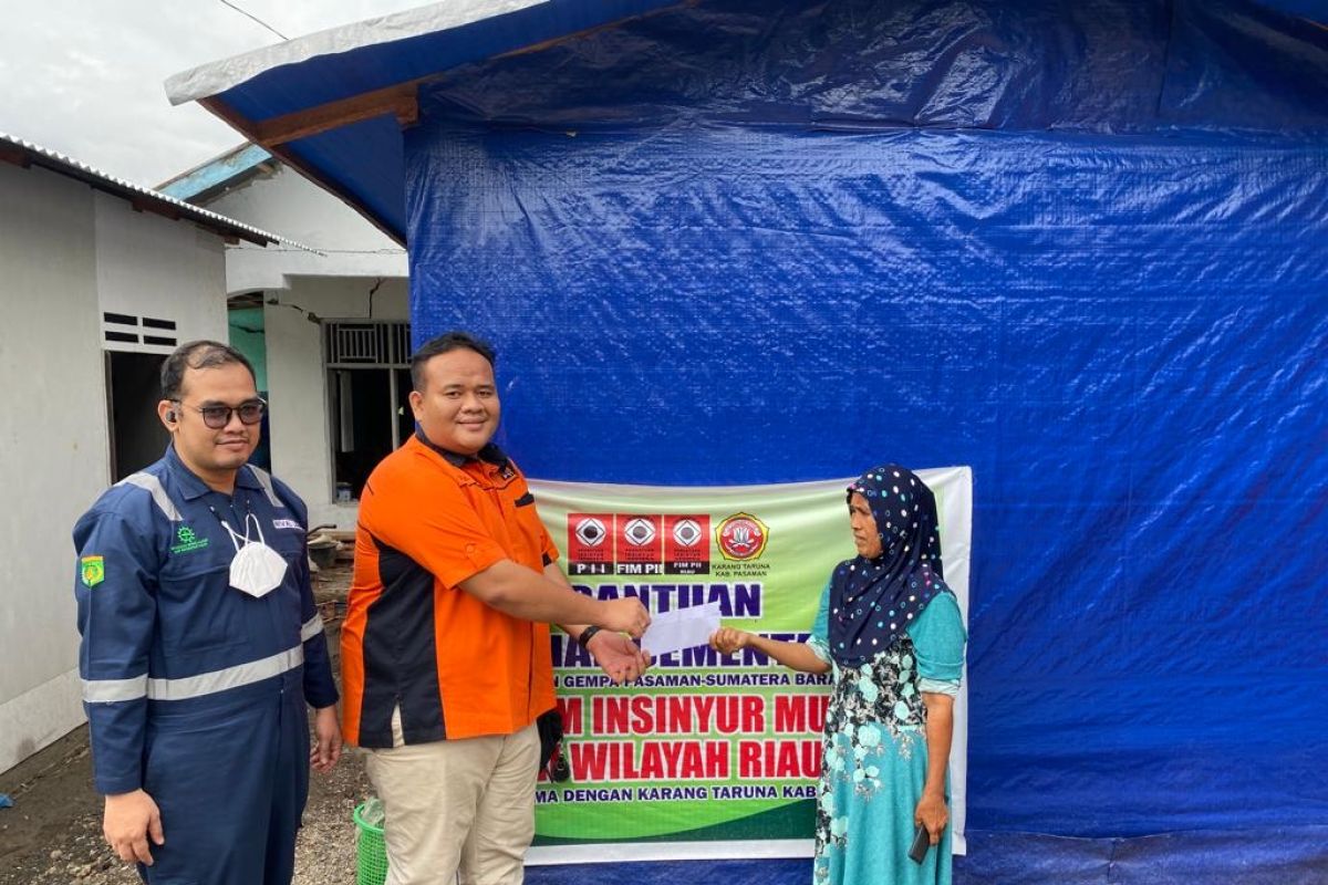 FIM PII Riau tinjau bantuan Huntara di pengungsian gempa Pasaman