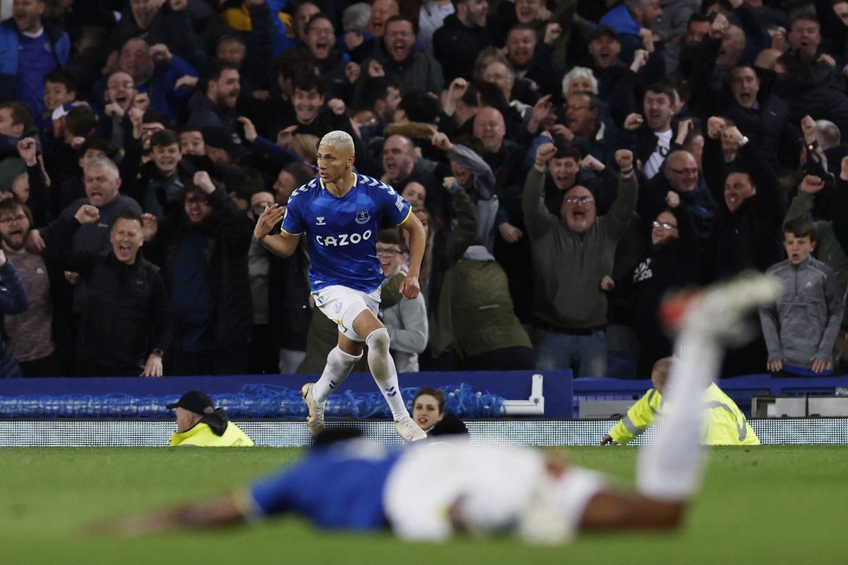Gol Richarlison  hindarkan Everton kalah dari Leicester City