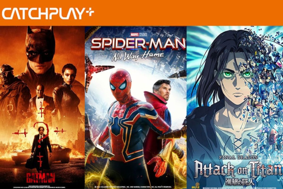 "The Batman" dan "Spider-man: No Way Home" telah hadir di CATCHPLAY+