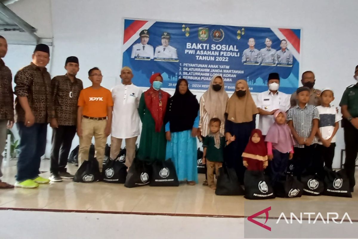 PWI Asahan sampaikan 3S di acara bakti sosial Ramadhan