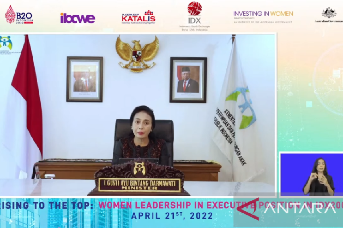 Men PPPA: Kepemimpinan perempuan ciptakan lingkungan kerja inklusif