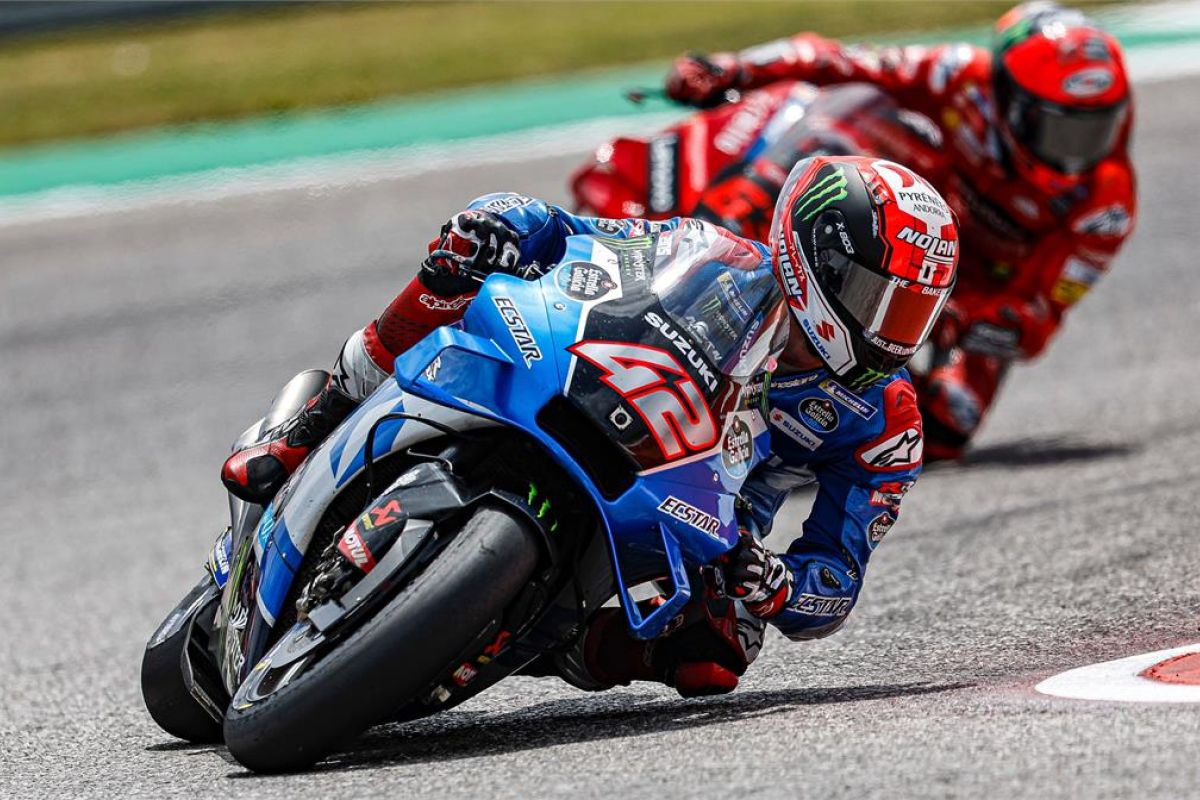 MotoGP - Pebalap Suzuki Rins siap tempur di "rollercoaster" Portimao Portugal