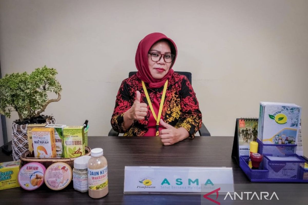 Asma sosok Kartini binaan PKT sukses kembangkan tanaman obat keluarga