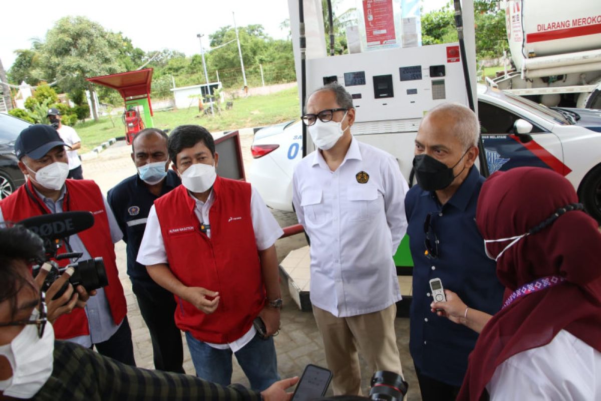 Dirjen Migas pastikan kebutuhan BBM di jalur mudik terpenuhi