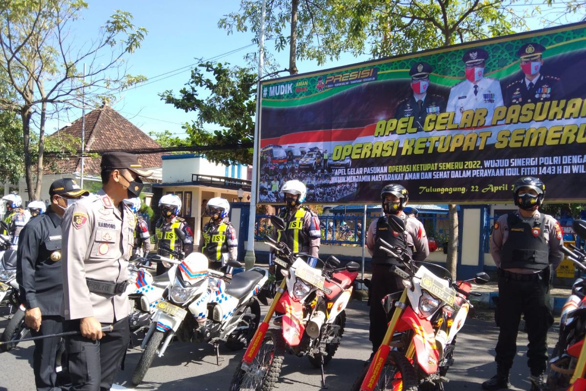 Polres Tulungagung siagakan 509 personel gabungan amankan arus mudik