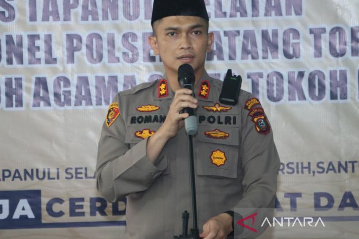 Ratusan personel gabungan terlibat Operasi Ketupat Toba-2022 wilayah Polres Tapsel