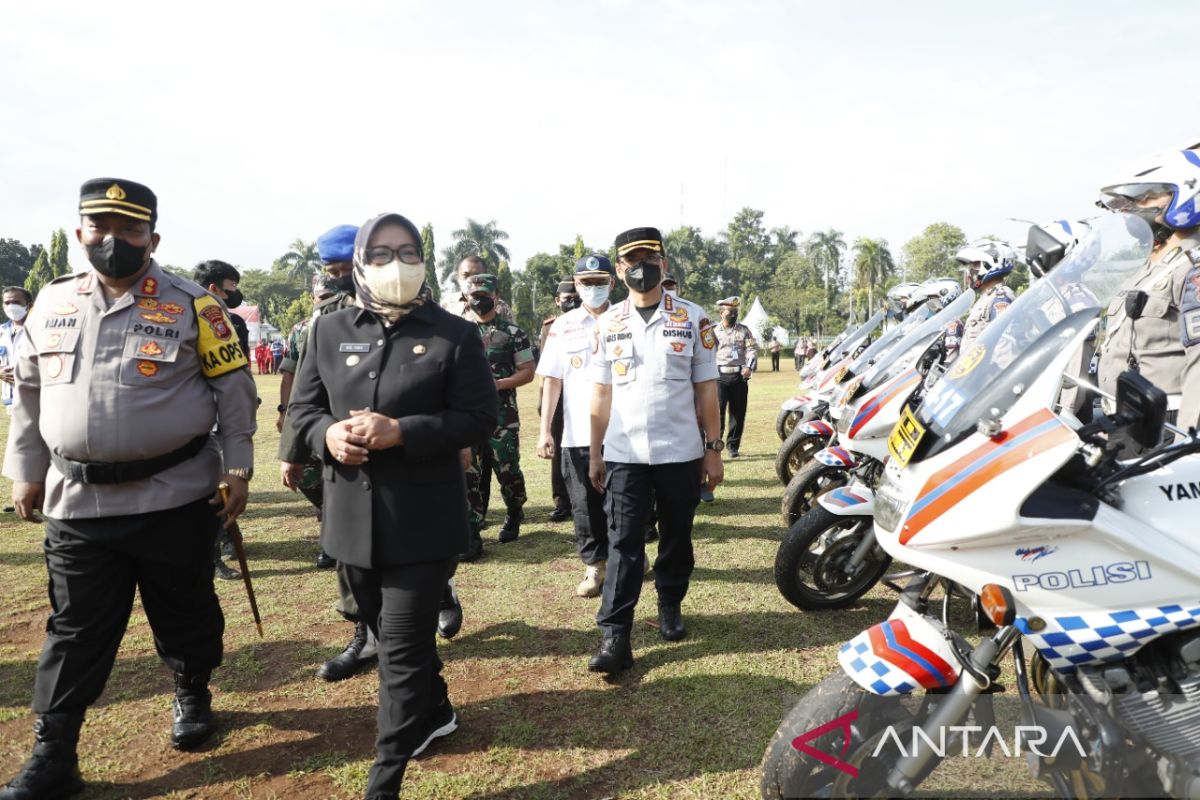 1.200 personel gabungan siaga di 20 posko pengamanan mudik di Kabupaten Bogor