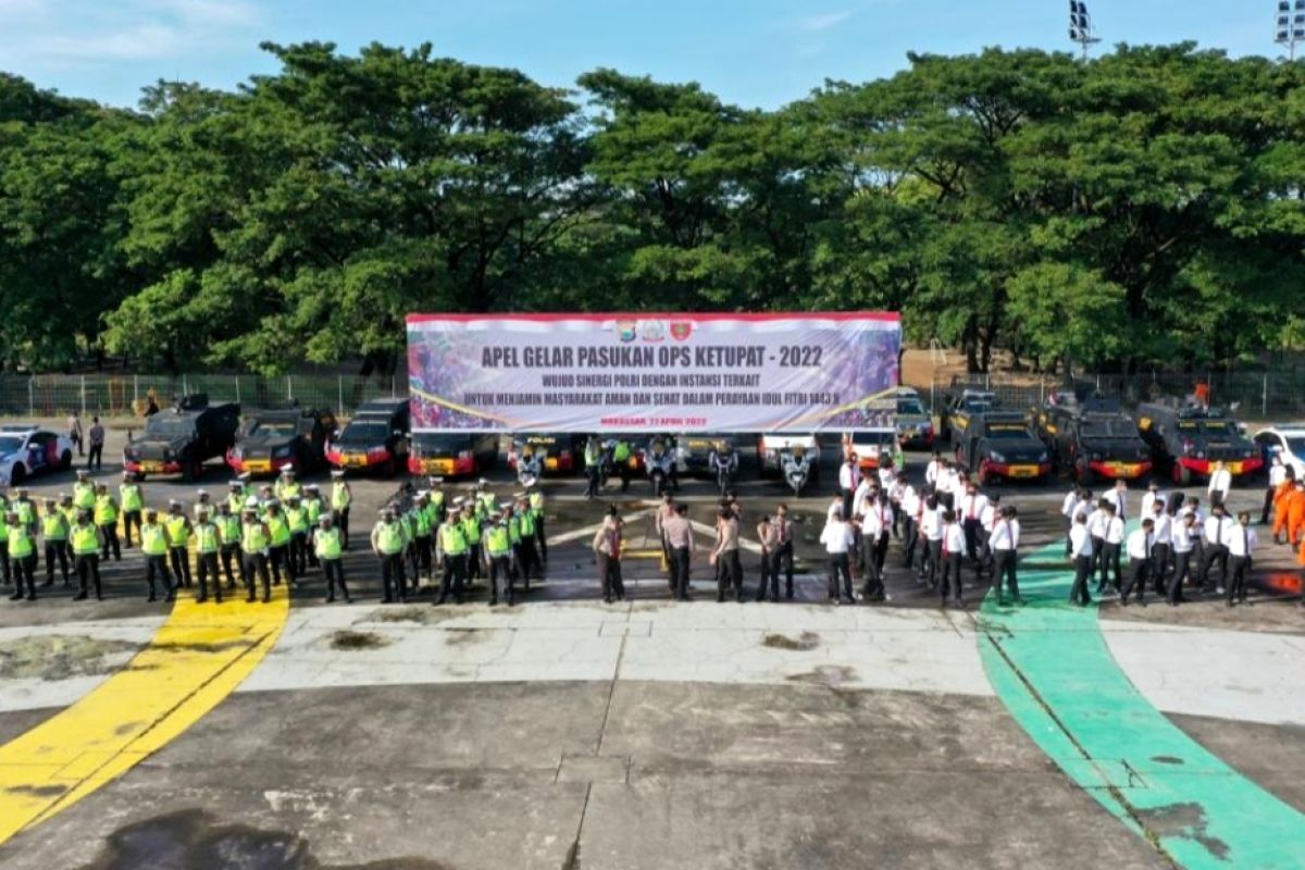 Operasi Ketupat Lebaran Sulsel kerahkan 4.409 personel gabungan