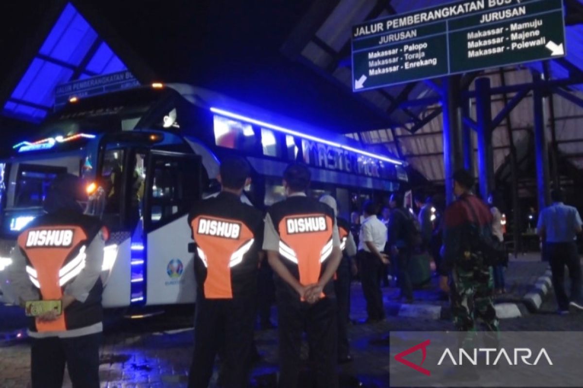 Dishub Sulsel imbau pengemudi bus AKDP hindari jam sibuk jelang Natal-Tahun Baru