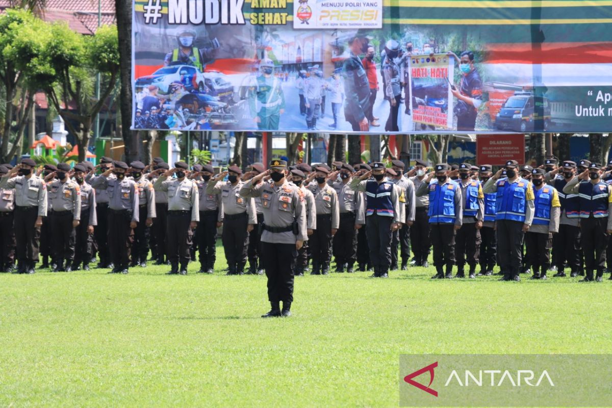 Polres Jember siagakan lima pos 