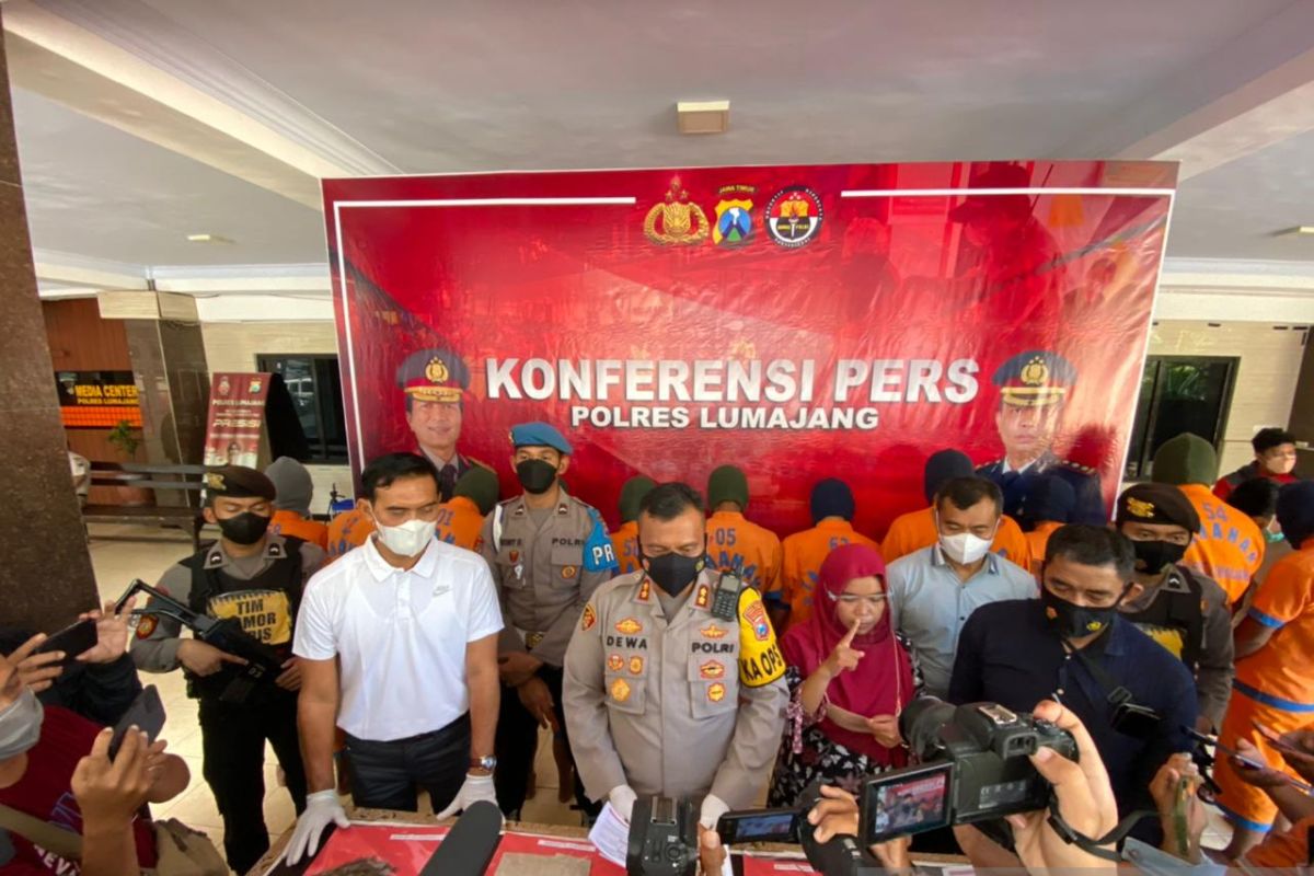 Polres Lumajang tetapkan 11 tersangka kasus pesta ganja