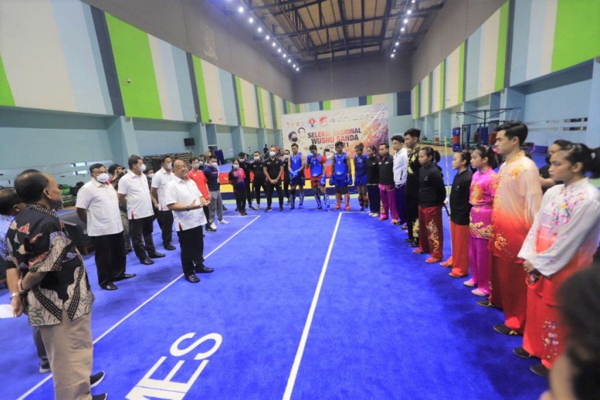 PB WI gelar simulasi untuk atlet wushu taolu menuju SEA Games Vietnam