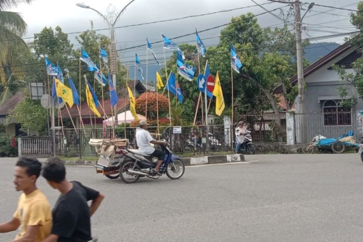 Parpol  diminta tidak pasang spanduk di Taman Kota Blangpidie, ini alasannya