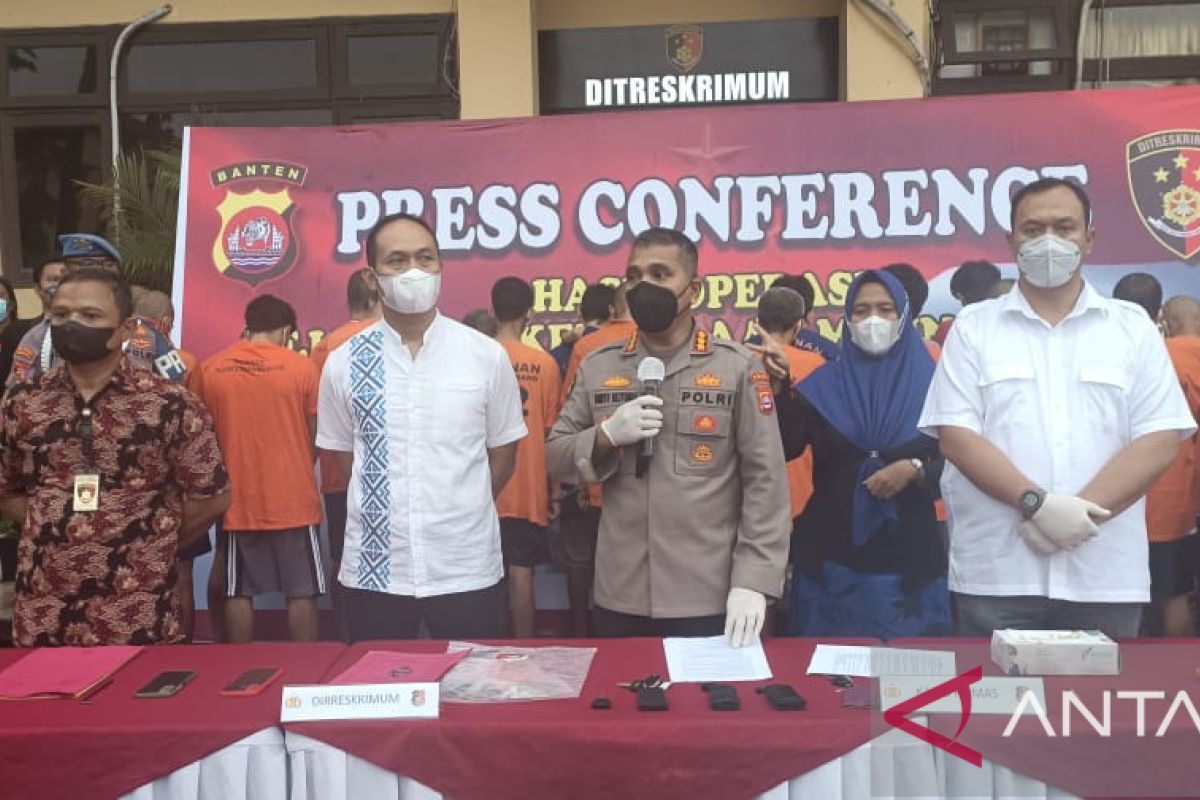 Polda Banten menggelar Operasi Jaran Maung 2022