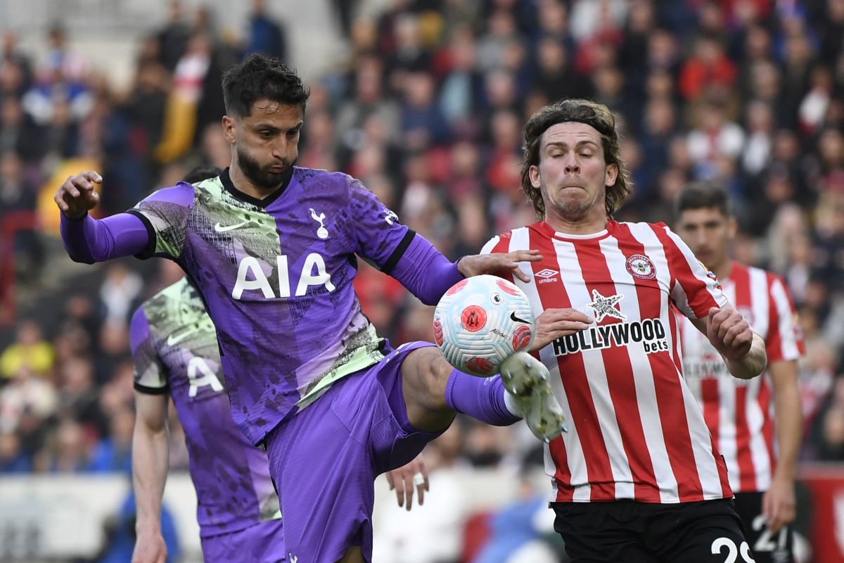 Ambisi empat besar Tottenham terganggu hasil imbang lawan Brentford