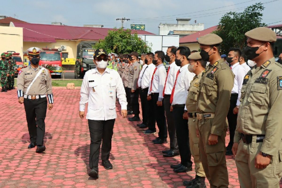 Pengamanan Idul Fitri, Polres Batubara gelar pasukan Ops ketupat Toba 2022