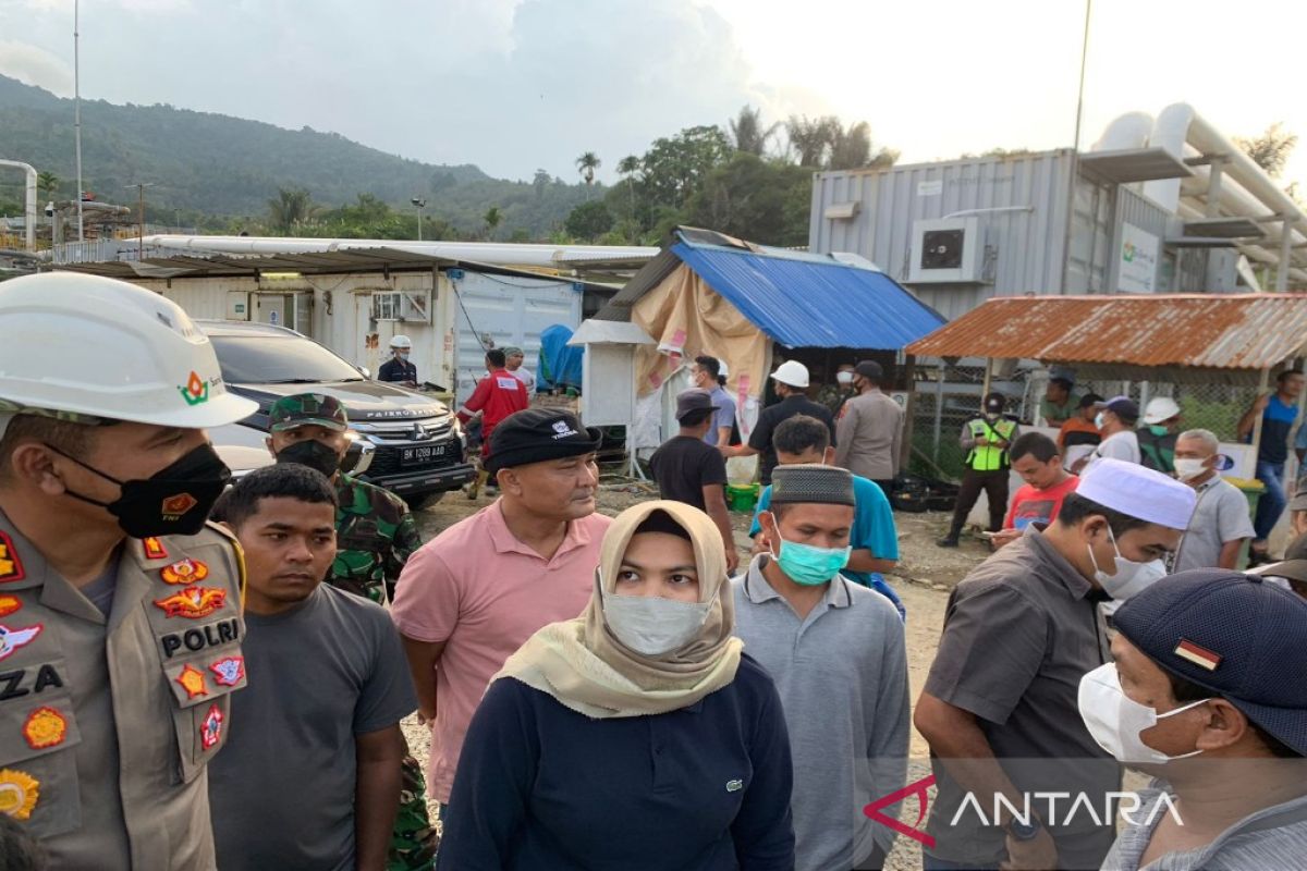 Pasca insiden Sibanggor, Wabup Atika tinjau kondisi warga