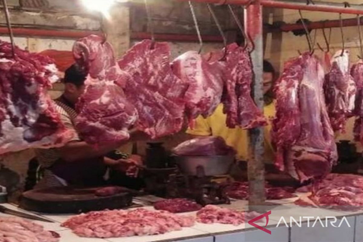 Harga daging sapi di pasar  Sumut bergerak naik lagi jelang Lebaran