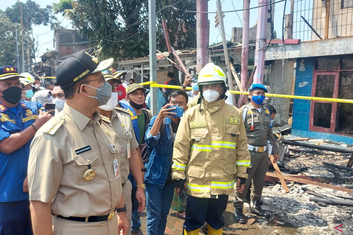 DKI janji bantu permodalan pedagang korban kebakaran Pasar Gembrong
