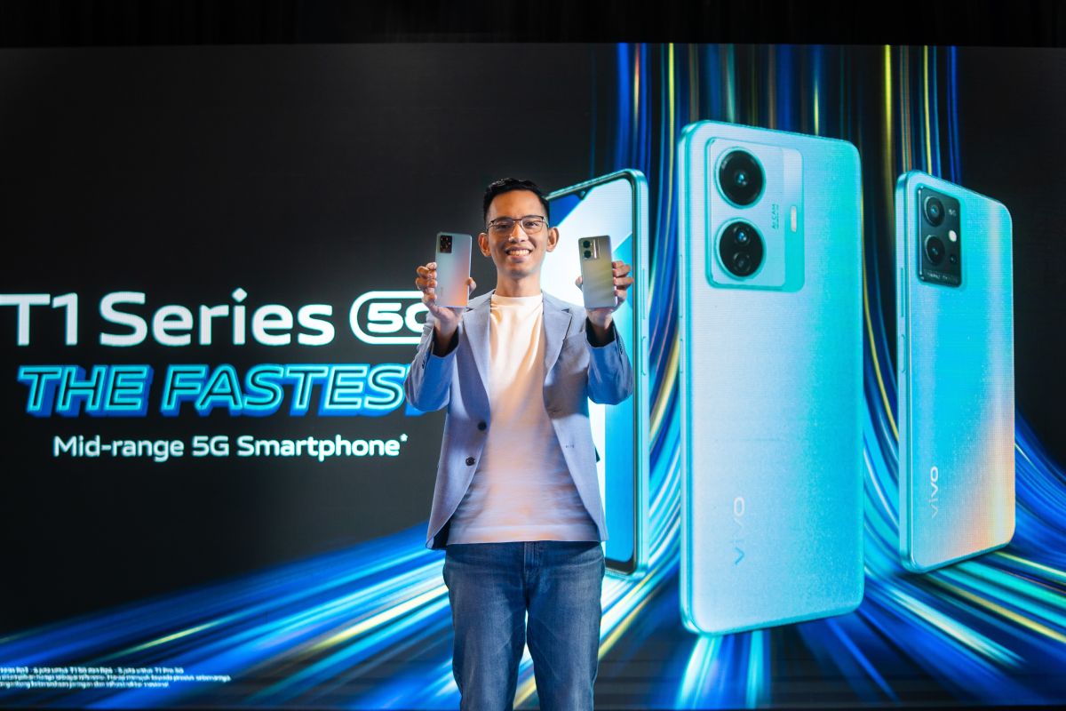 vivo T1 series 5G resmi rilis di Indonesia