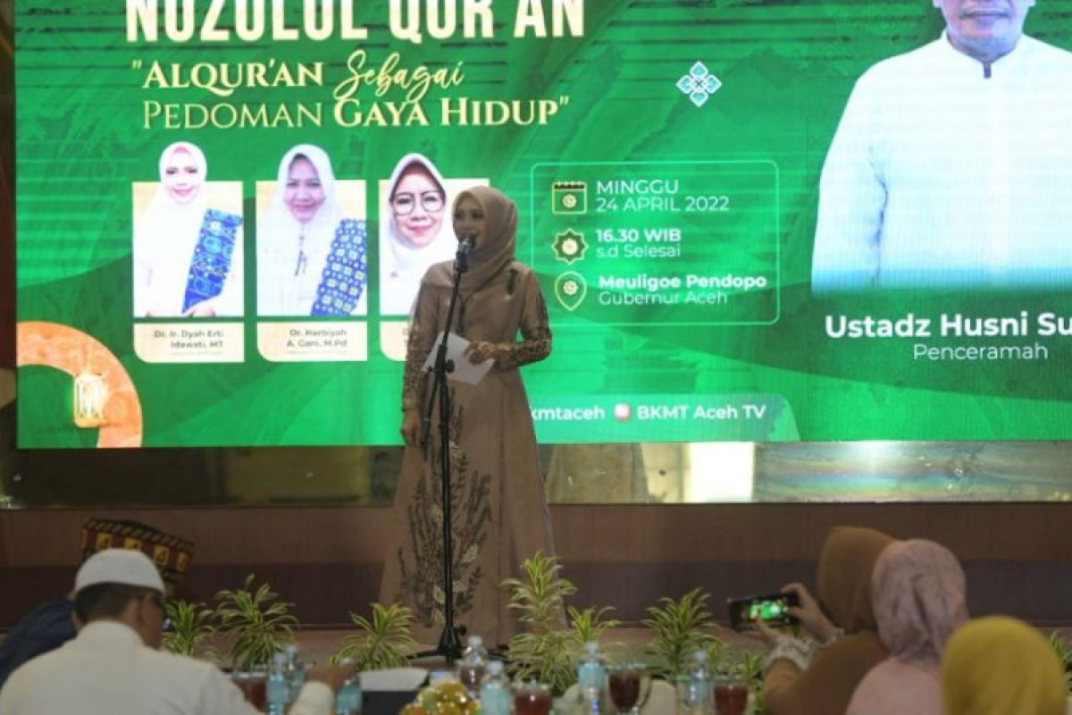 Pengurus BKMT Aceh diminta implementasikan ajaran Al Quran dalam kehidupan