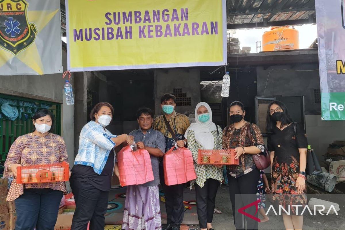 BPJAMSOSTEK Banuspa bantu korban kebakaran dan yayasan yatim piatu