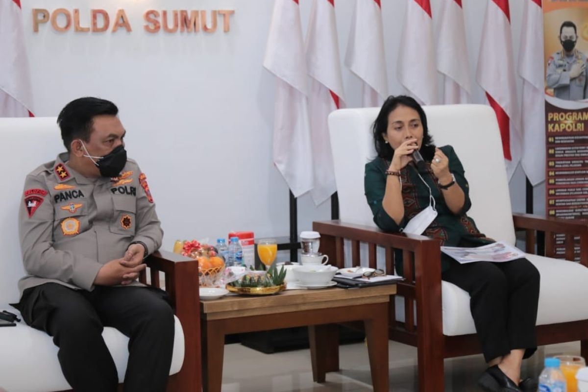 Menteri PPPA apresiasi Polda Sumut dalam penanganan kekerasan PMI