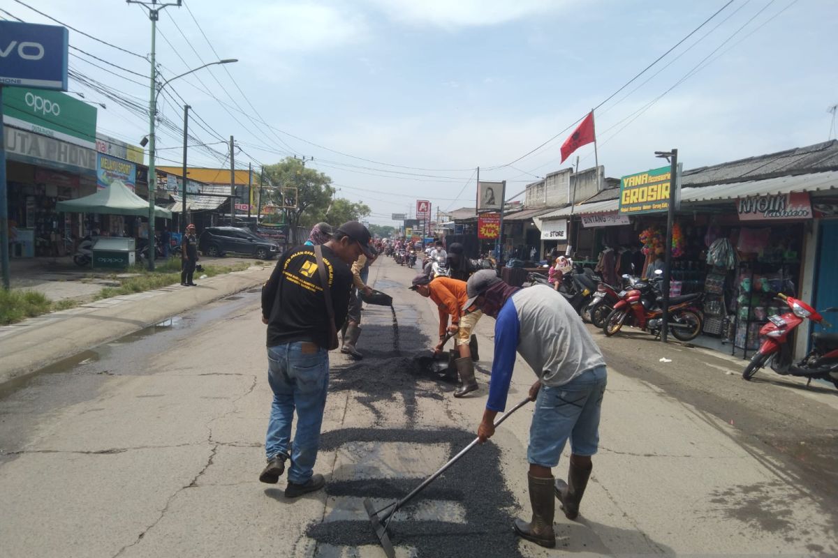 Sebanyak 37 titik ruas jalur mudik di Kabupaten Tangerang telah diperbaiki