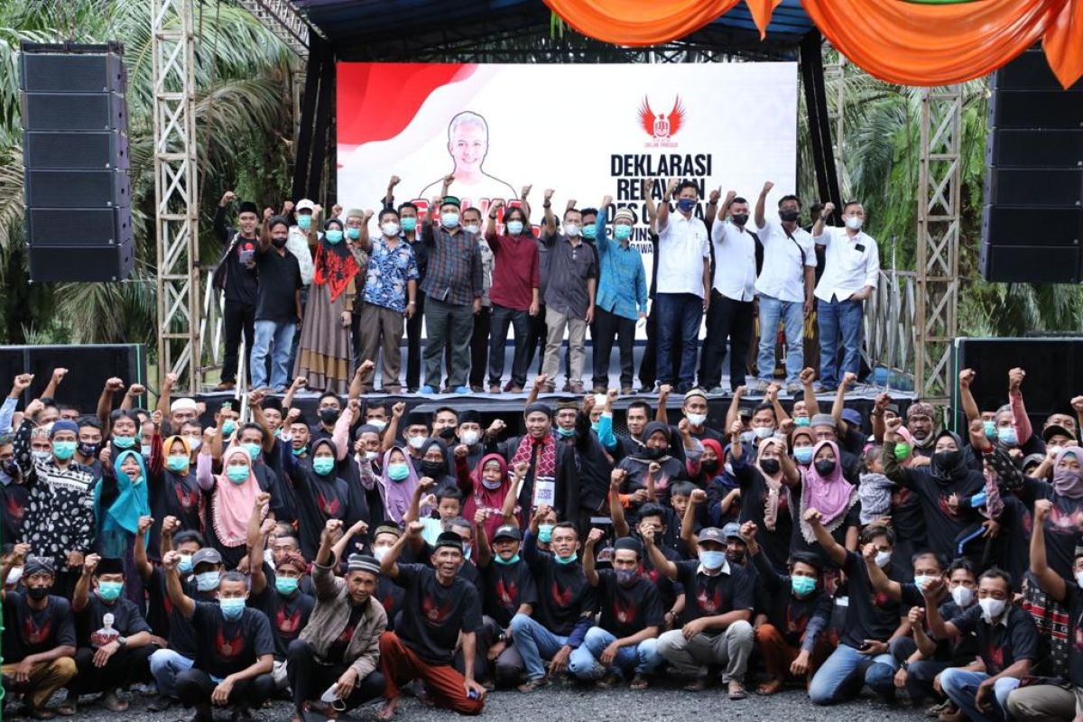 Relawan desa di Lampung dukung Ganjar Capres 2024