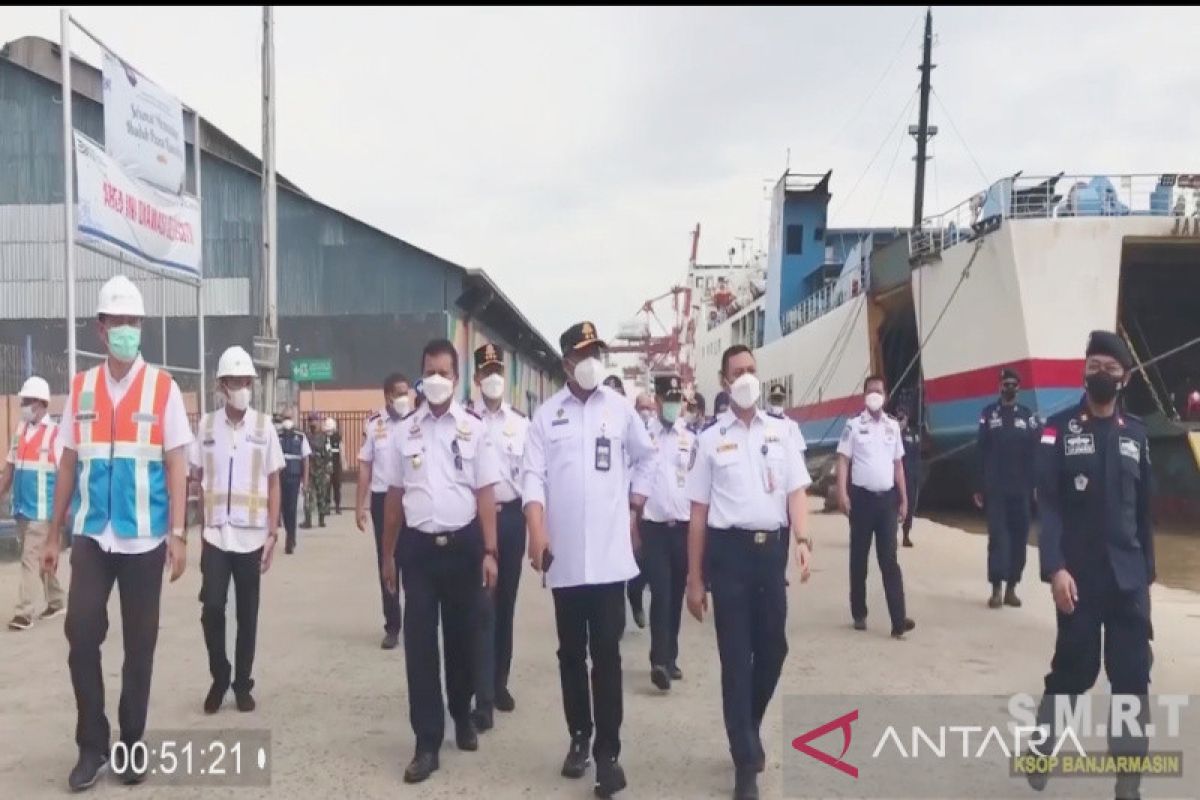 Sebanyak 6.647 pemudik tujuan Surabaya sudah terangkut di Pelabuhan Trisakti Banjarmasin