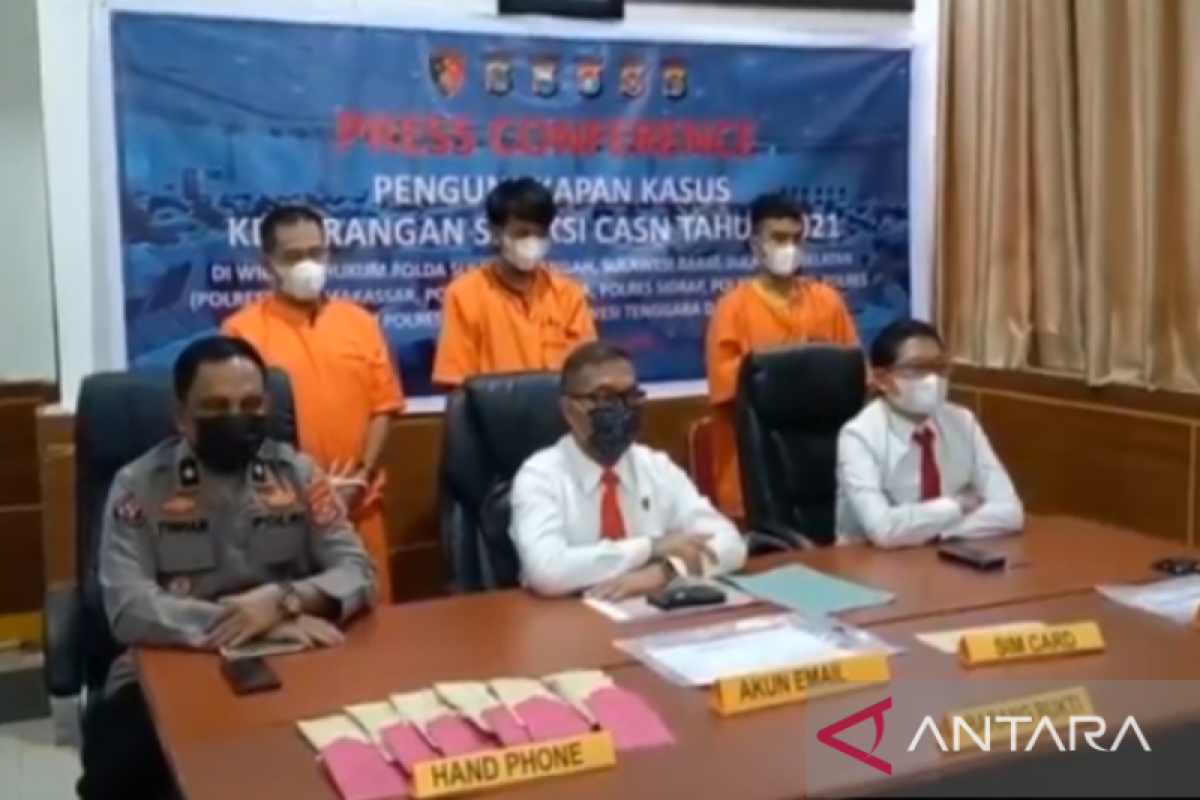 Polda Sulawesi Tenggara ungkap sindikat kecurangan seleksi CASN 2021