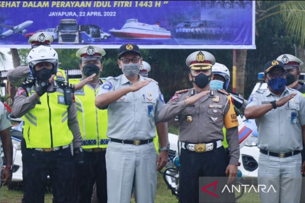 ARUS MUDIK - PT Jasa Raharja Papua siapkan posko pengamanan lebaran