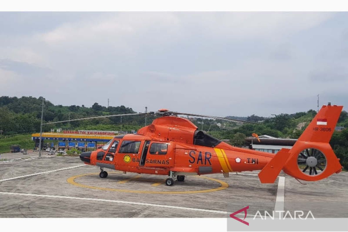 Satu heli Basarnas siaga di gerbang Tol Kalilangkung