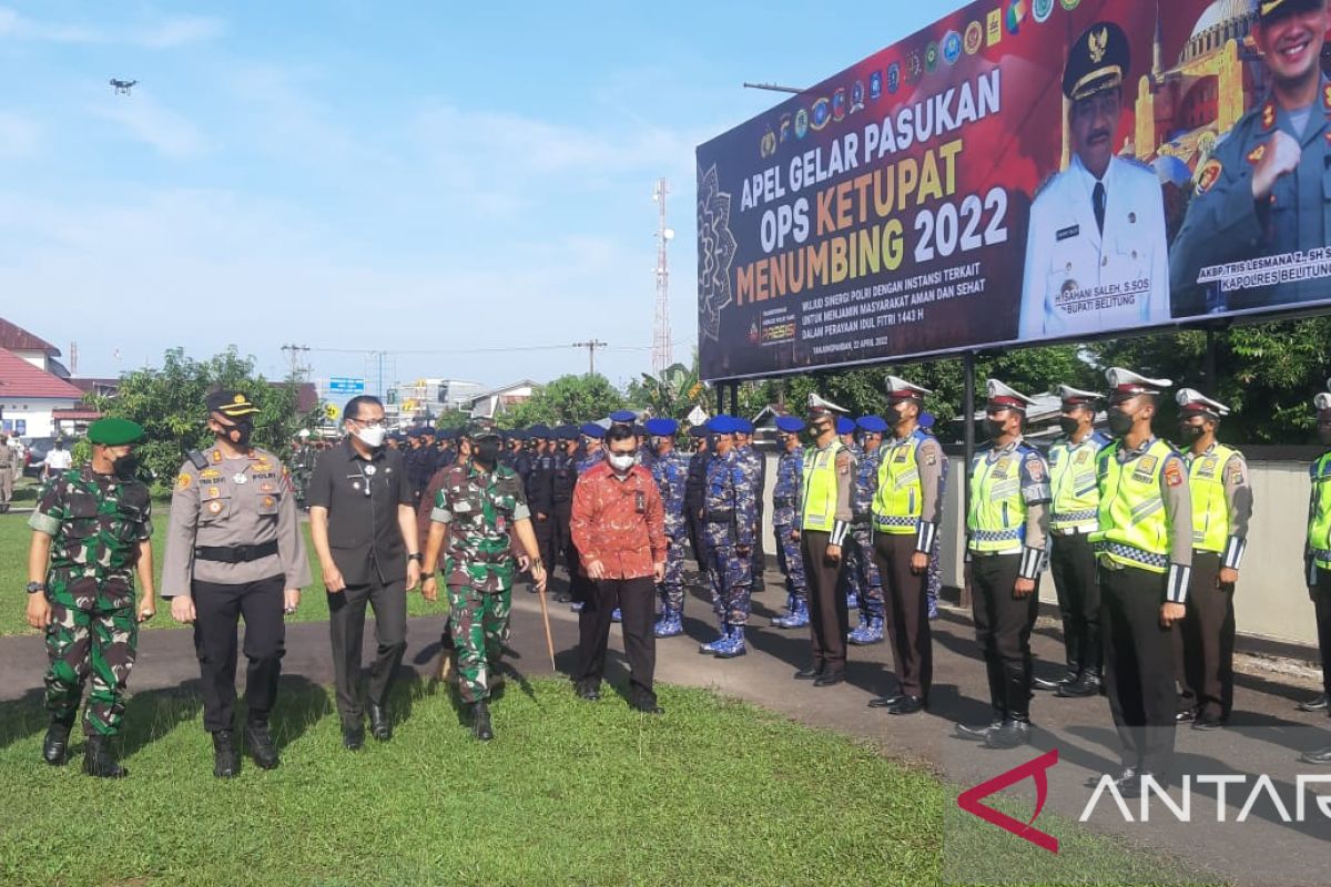 Polres Belitung bentuk Enam Pos Terpadu Lebaran 2022