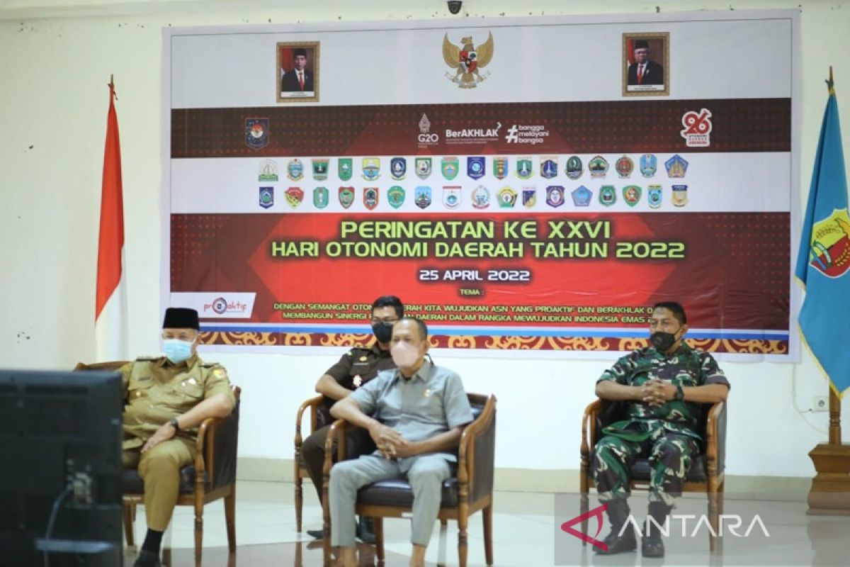 Wako ikuti Vicon peringatan hari otonomi daerah ke XXVI Tahun 2022