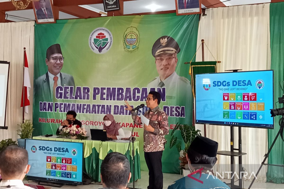 Mendes: SDGs Desa menjadi kebutuhan desa petakan masalah dan potensi