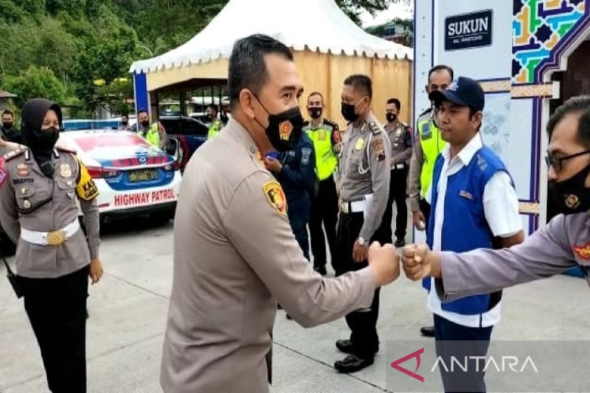 Polres Batang batasi waktu rehat pemudik  di area istirahat