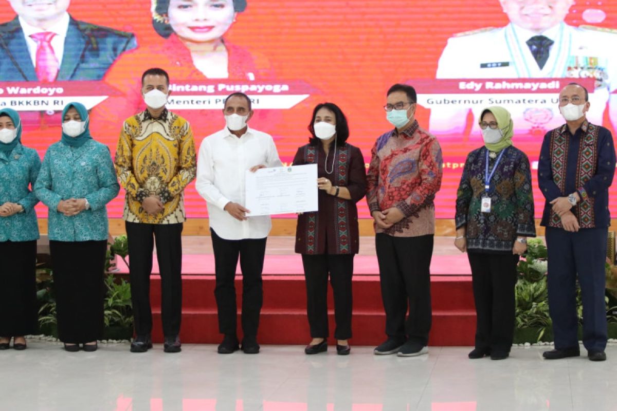 Minister, BKKBN head unveil Stunting-Free DRPPA in North Sumatra