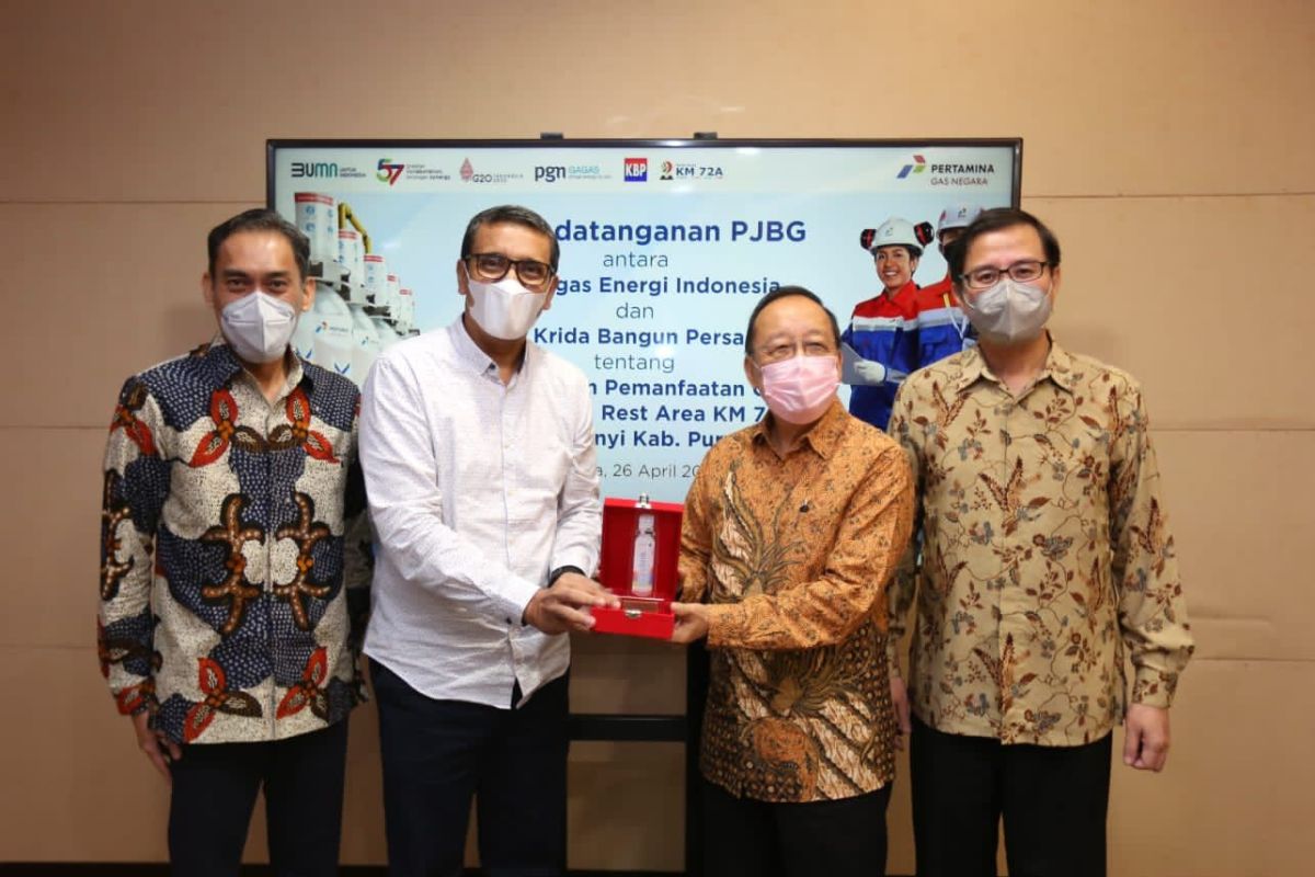 Dukung mudik, Subholding Gas Pertamina salurkan Gaslink di jalan tol