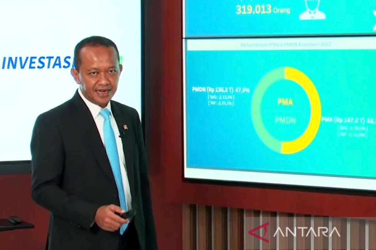 Bahlil: target Rp1.200 triliun tercapai dengan perizinan "end to end"