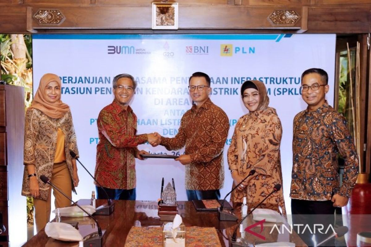 PLN dan BNI kolaborasi untuk memperluas jangkauan SPKLU di Indonesia