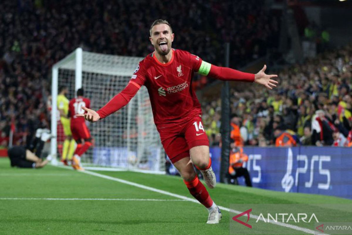 Liverpool tundukkan Villarreal 2-0 di leg pertama