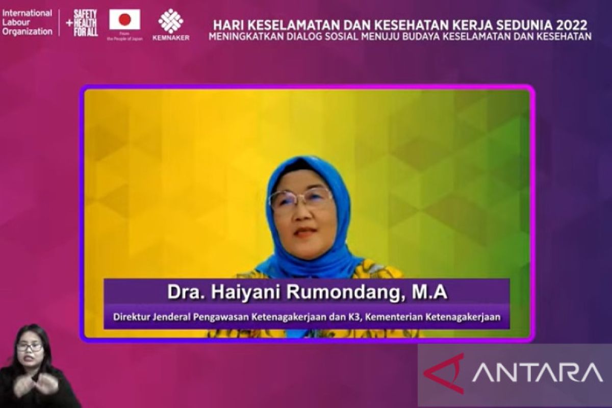 Hari K3 Sedunia, Kemnaker dan ILO dorong dialog ciptakan budaya K3