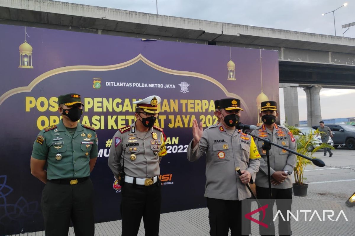 Polda Metro perkirakan 3,6 juta orang telah tinggalkan Jakarta