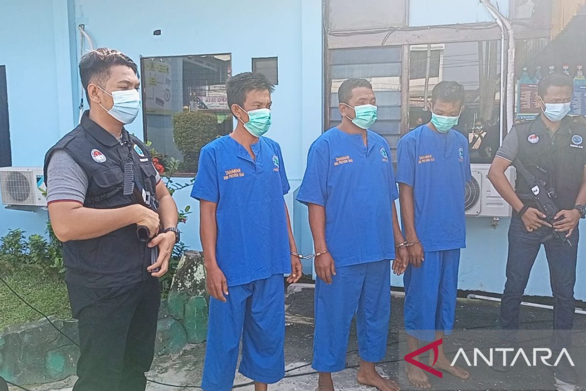 BNNP Riau tangkap tiga kurir sabu 8,9 kg di Bengkalis